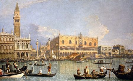 Canaletto Veduta del Palazzo Ducale 450